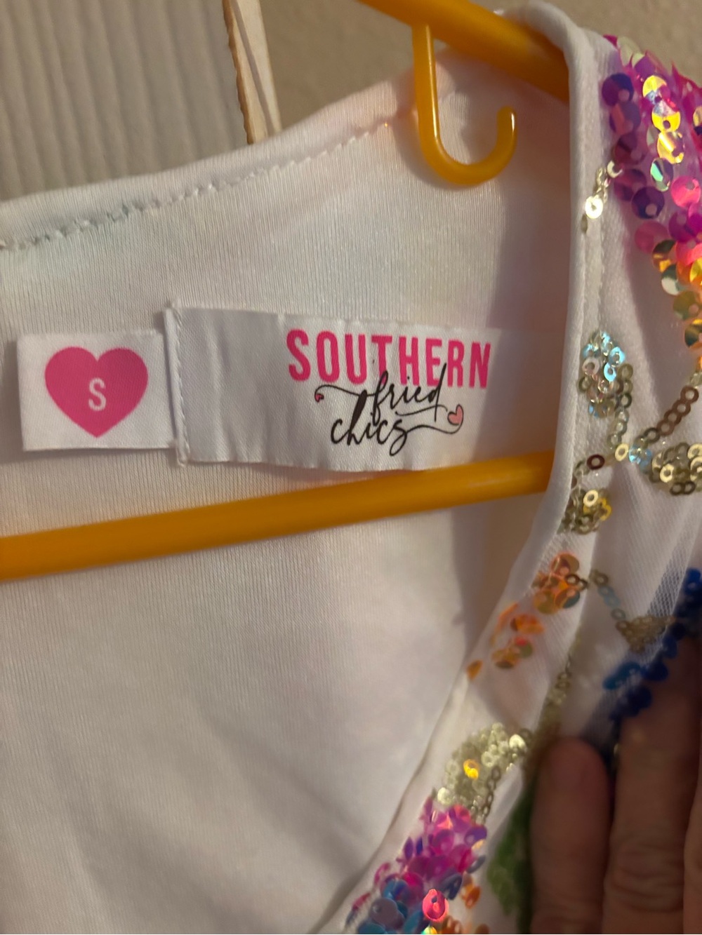 White Sequin Romper
